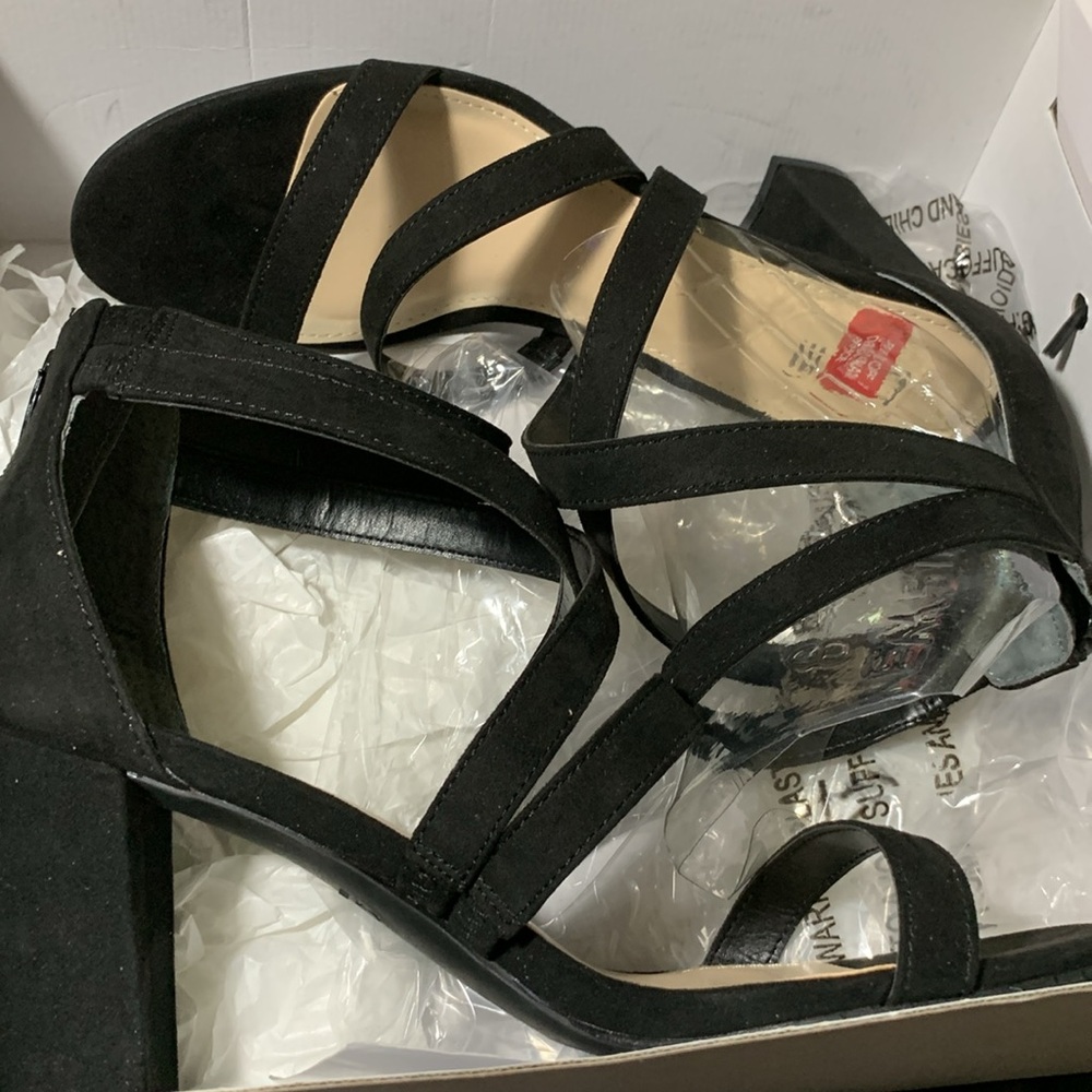 Bar III Blythef Dress Strappy Sandal 8.5M Black